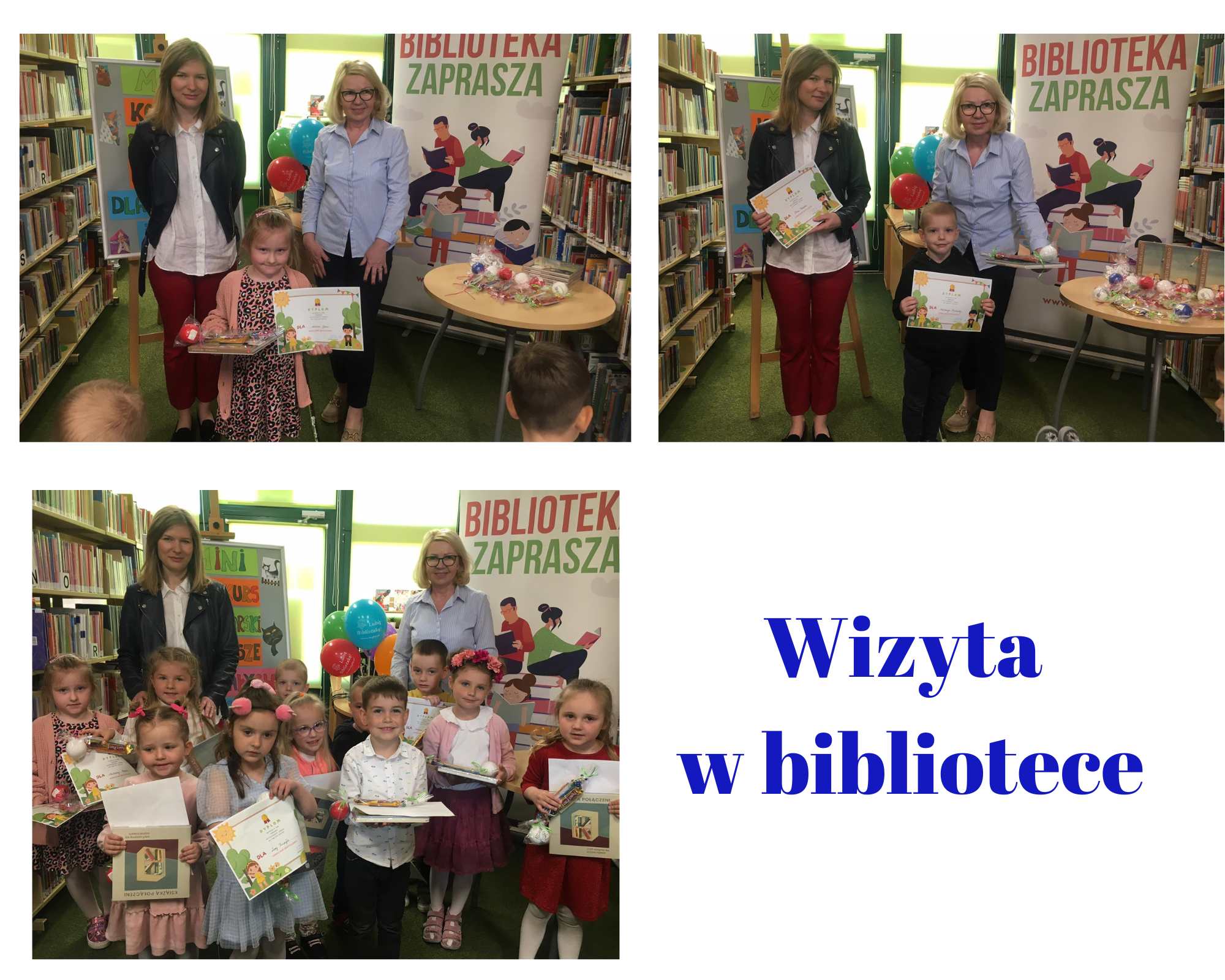 Przedszkolaki z wizytą w bibliotece