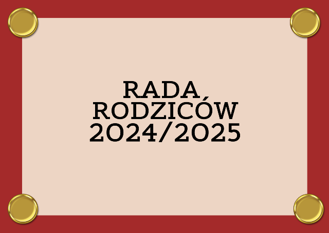 grafika z napisem rada rodziców 2024/2025