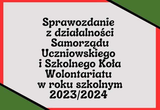 plakat sprawozdania